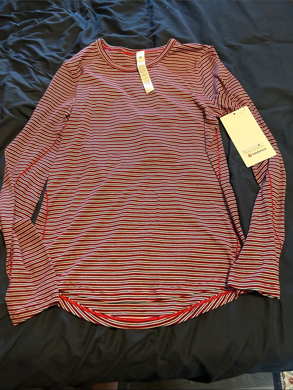 Hold tight long sleeve- Red, White & Navy